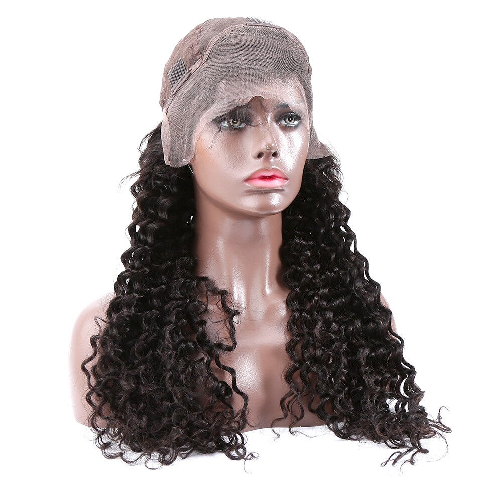 13x6 Deep Wave Brazilian Hair Lace Frontal Wig