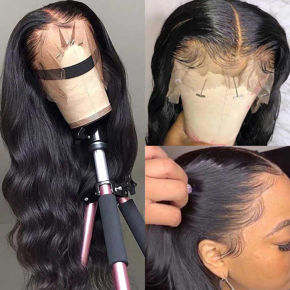 Beaudiva Full Lace Human Hair Wigs With Baby Hair Bleach Knots Brazilian Long Body Wave Lace Front Wig Guleless Full Lace Wigs